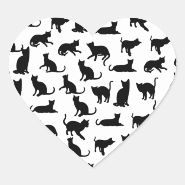 heart of cats stickers (Front)