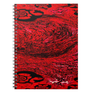 Heart of Chaos – Infinite Red Spiral Notebook