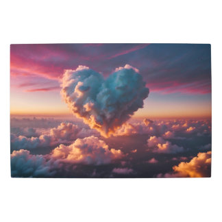 Heart of clouds 2. metal print