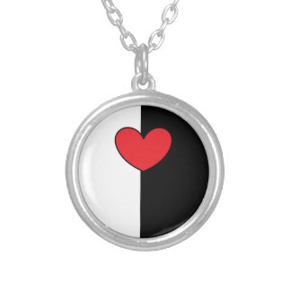 Heart of Dark and Light Necklace
