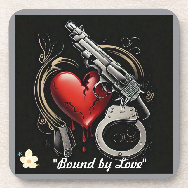 "Heart of Darkness" Beverage Coaster (Front)