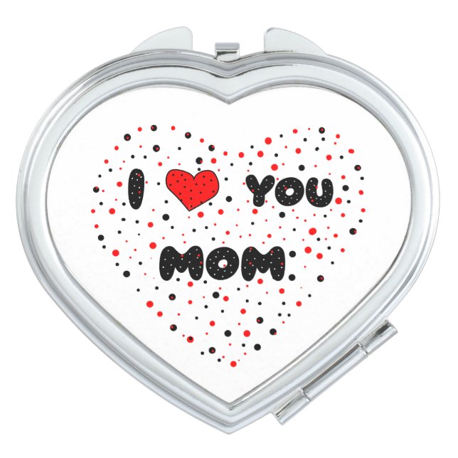Heart of Dots Compact Mirror (Front)
