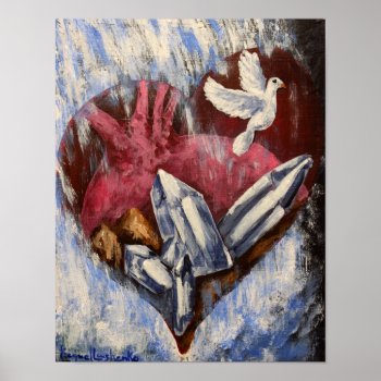 Heart Of Flesh Poster by AnchorOfTheSoulArt at Zazzle