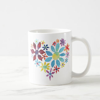 Heart of Flowers Coffee Mug