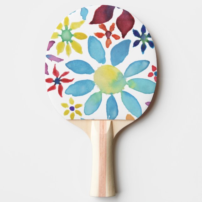 Heart of Flowers Ping Pong Paddle (Front)