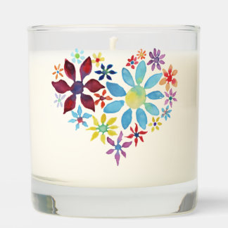 Heart of Flowers Scented Candle