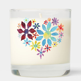 Heart of Flowers Scented Candle