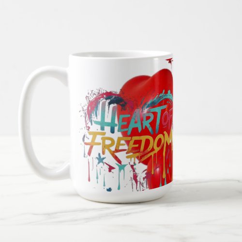 Heart of Freedom Coffee Mug