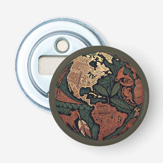 Heart of Gaia - Tribal Earth Bottle Opener