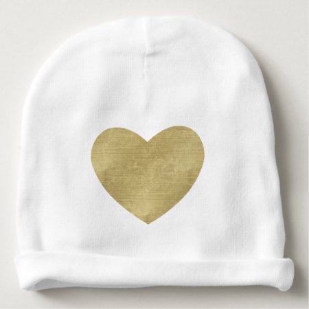 Heart Of Gold Baby Beanie