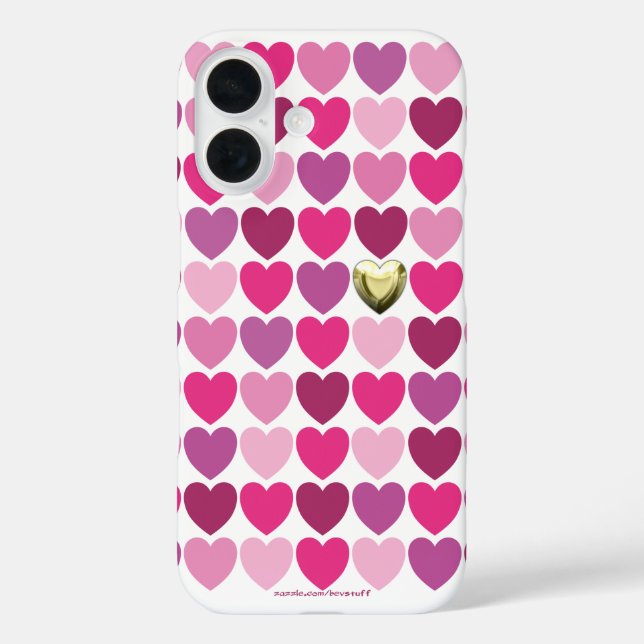 Heart of Gold Casemate iPhone Cases (Back)