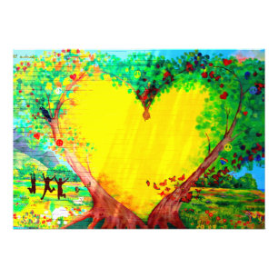 heart of gold photo print