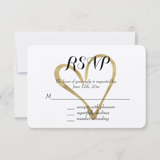 Heart of Gold RSVP (Front)