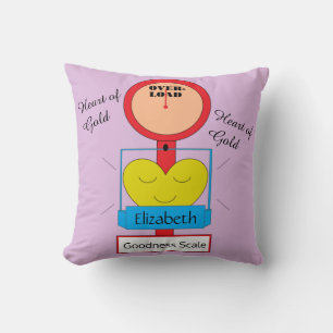 Heart of Gold V3:  Throw Pillow