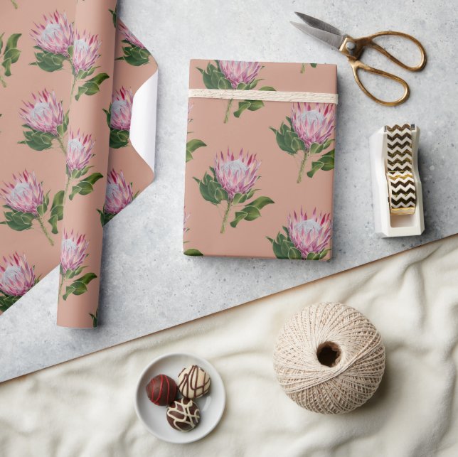 Heart of Gondwana, Dawn Pink Wrapping Paper Design (Crafts)