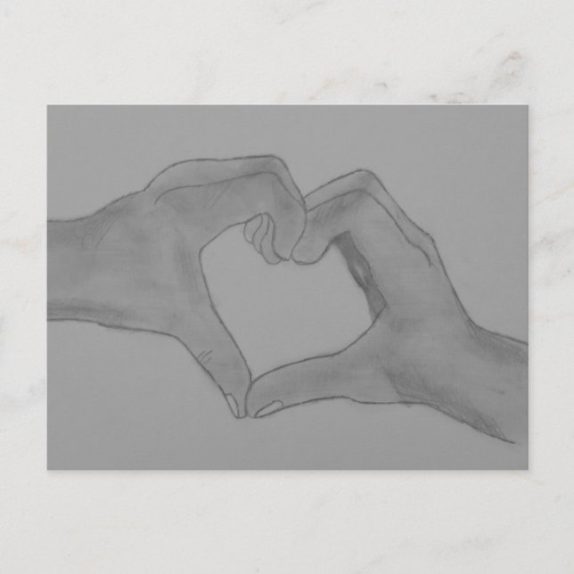 Heart Of Hands Postcard (Front)