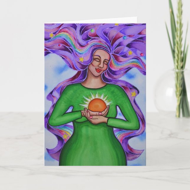 Heart of Healing #2 by Rita Loyd Card (Front)