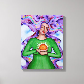 Heart of Healing 3 by Rita Loyd Canvas Print