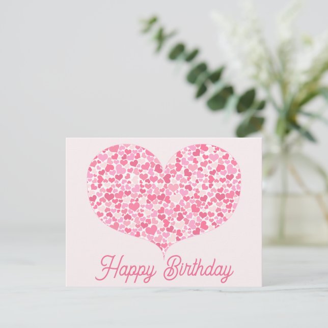 Heart of Hearts | Happy Birthday Postcard (Standing Front)