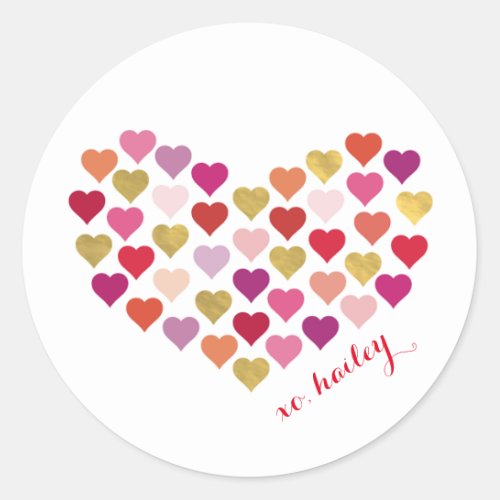 Heart of Hearts  Personalized Sticker