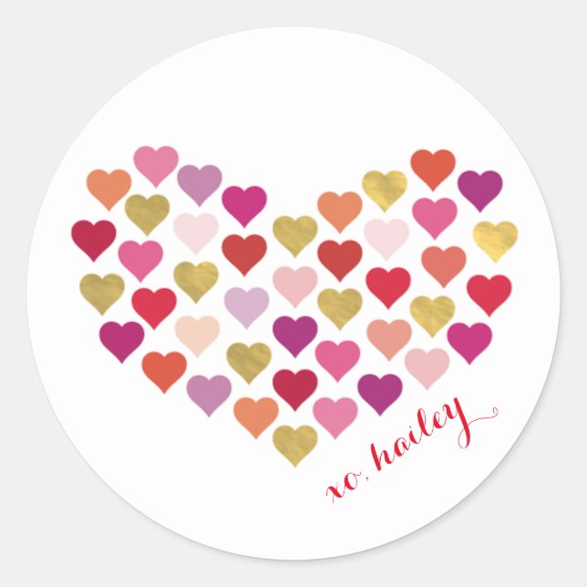 Heart of Hearts | Personalized Sticker (Front)