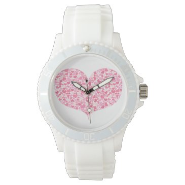 Heart of Hearts - Sporty White Silicon Watch