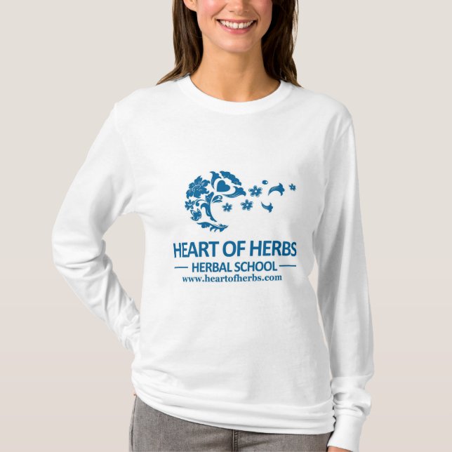 Heart of Herbs Herbal School Logo Gear- Flowy Top (Front)