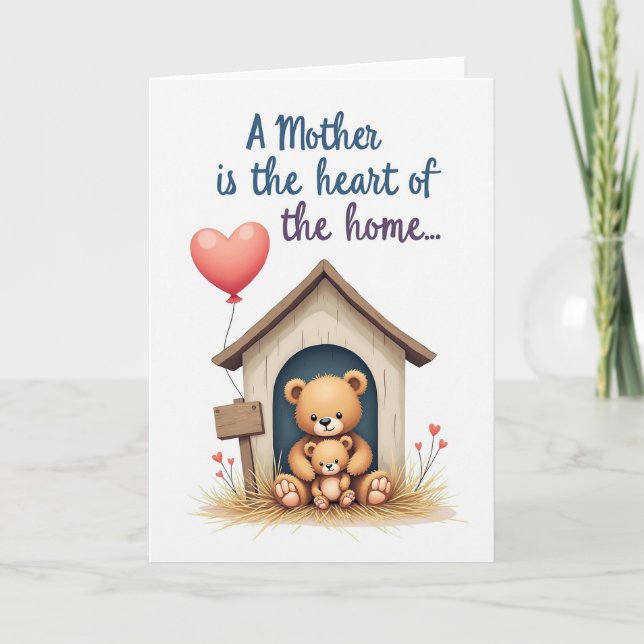 Heart Of Home Mothers Day Card (Front)
