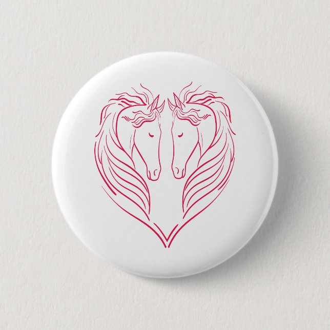 Heart of horses-horse-heartland-cheshire cat button (Front)