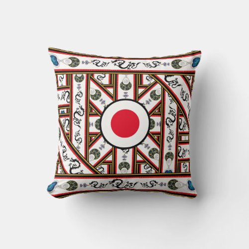 Heart of Japan Jewel Jubilee Deco Designer Throw Pillow