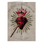 Heart Of Jesus Card (Front)