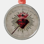 Heart Of Jesus Ornament at Zazzle