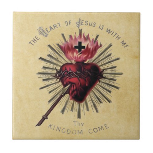 Heart Of Jesus Tile