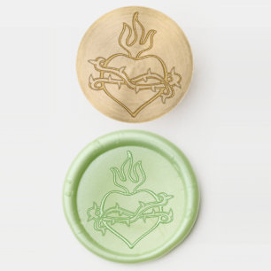 heart of jesus wax seal stamp