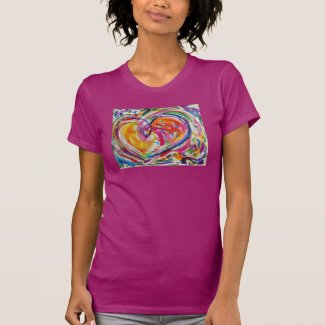 Heart of Joy Artwork Painting Love T-Shirts