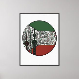 Heart of Kuwait Canvas Print