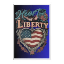 "Heart of Liberty" Acrylic Wall Art
