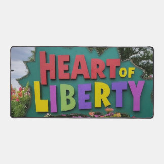 Heart of Liberty Desk Mat