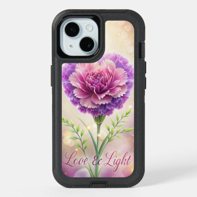 Heart of Love and Light  iPhone 15 Case (Back)