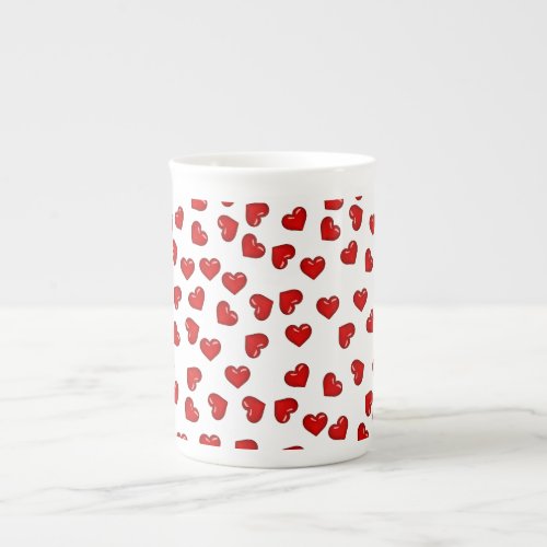 Heart of love bone china mug