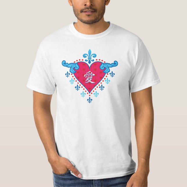 Heart of Love (Chinese) T-Shirt (Front)