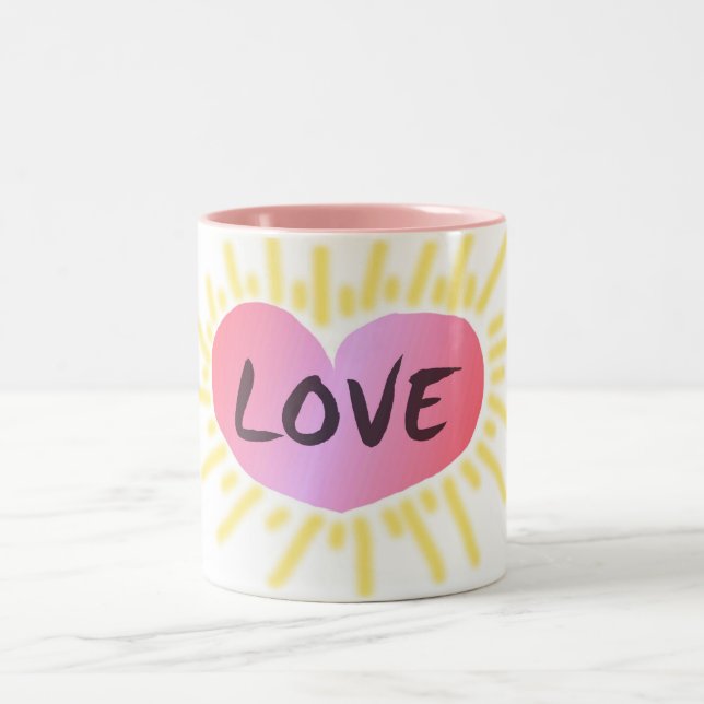 Heart of love coffee cup (Center)