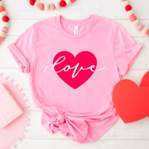 Heart of Love Cute Script Valentine’s Day Shirt