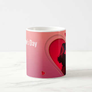 Heart Of Love-Romantic Coupe Holding Hands Design Coffee Mug