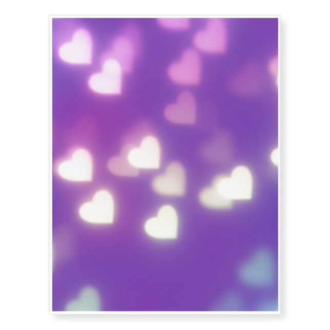 Heart of Love Temporary Tattoos (Front)
