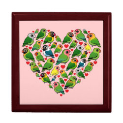 Heart of Lovebirds Large 7.125