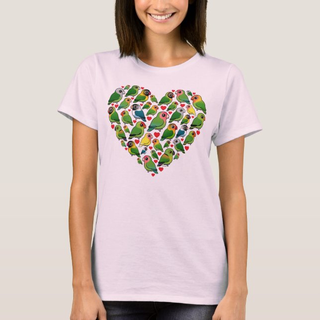 Heart of Lovebirds T-Shirt (Front)