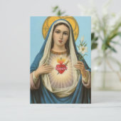 Heart of Mary Our Lady Holy Maria Mother of God (Standing Front)