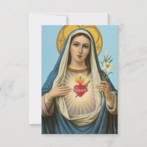 Heart of Mary Our Lady Holy Maria Mother of God