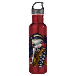 Heart of Nails gothic valentine angel Water Bottle